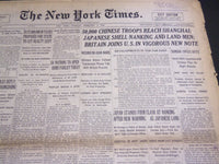 1932 FEBRUARY 2 NEW YORK TIMES - 50,000 CHINESE TROOPS REACH SHANGHAI - NT 4780