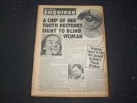 1966 JUNE 5 NATIONAL ENQUIRER NEWSPAPER - WHO TAMED THE TIGRESS? - NP 7415