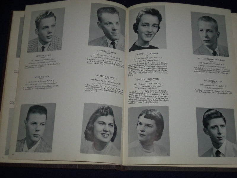 1956 THE ECHOES EASTERN CHRISTIAN HIGH SCHOOL YEARBOOK - NO. HALEDON - YB 712