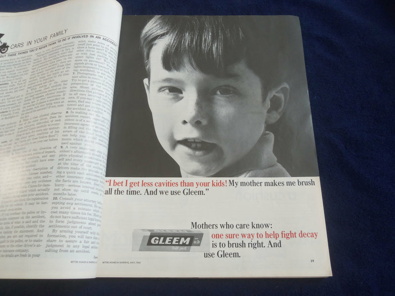 1966 MAY BETTER HOMES AND GARDENS MAGAZINE - NICE COVER, PHOTOS & ADS - ST 4628O