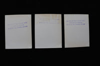 1950'S BETTY GRABLE - PERRY COMO - GENE NELSON PHOTOGRAPHS - LOT OF 3 - K 2856