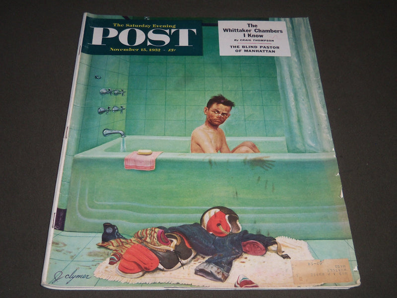 1952 NOV 15 THE SATURDAY EVENING POST MAGAZINE - ILLUSTRATED COVER - SP 1938