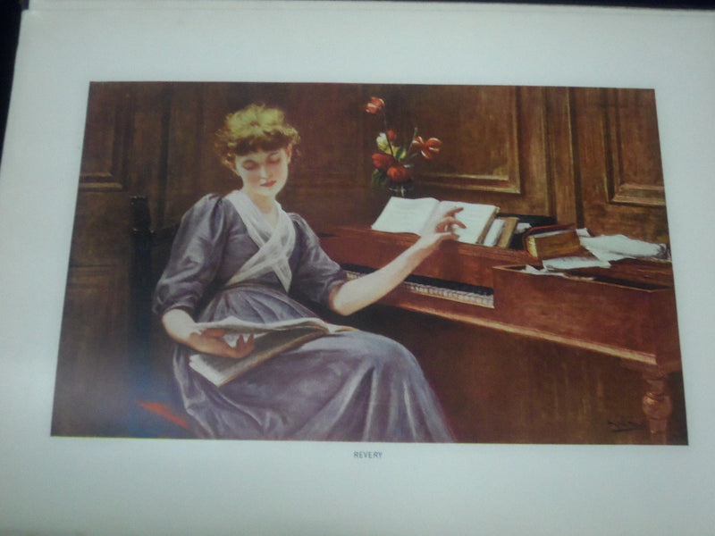 1906 WORLD'S BEST MUSIC INSTRUMENTAL VOLUME LOT OF 3 - ILLUSTRATIONS - KD 3068