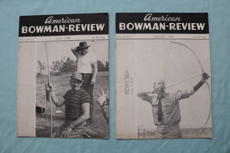 1946 AMERICAN BOWMAN-REVIEW MAGAZINE - COMPLETE YEAR - LOT OF 12 - O 3752
