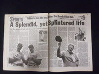 2002 JULY 6 NEW YORK DAILY NEWS - TED WILLIAMS RED SOX GREAT DIED - NP 2156