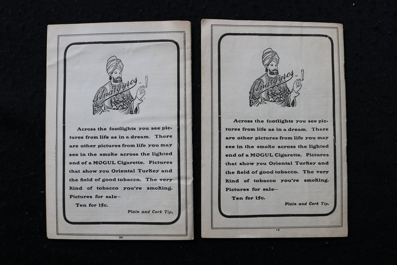 1901-1902 BOSTON MUSIC HALL THEATRE PROGRAMS - LOT OF 6 - K 1964