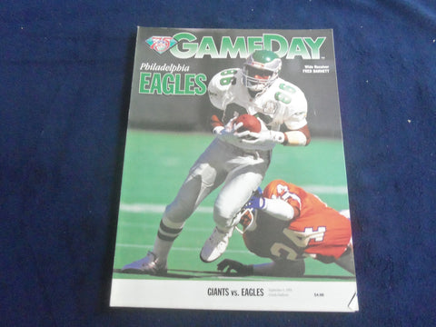 1994 SEP 4 GAMEDAY MAGAZINE - NEW YORK GIANTS VS. PHILADELPHIA EAGLES - SP 4686N
