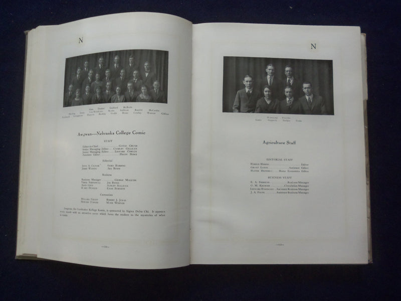 1921 THE CORNHUSKER UNIVERSITY OF NEBRASKA YEARBOOK - LINCOLN, NE - YB 3130