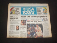 1998 JUNE 11 USA TODAY NEWSPAPER - HOUSE OK'S BANKRUPTCY REFORM - NP 7929