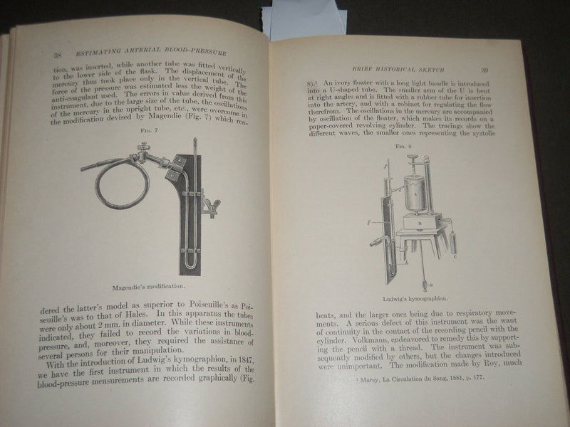 1914 BLOOD PRESSURE IN MEDICINE AND SURGERY BY EDWARD GOODMAN M.D - KD 4396
