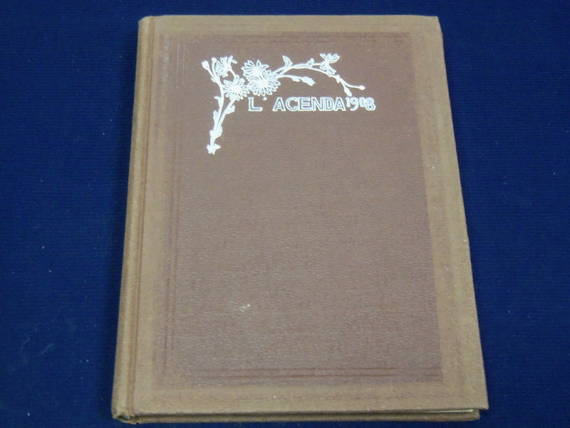 1908 L'ACENDA BUCKNELL UNIVERSITY YEARBOOK - LEWISBURG PENNSYLVANIA - YB 693