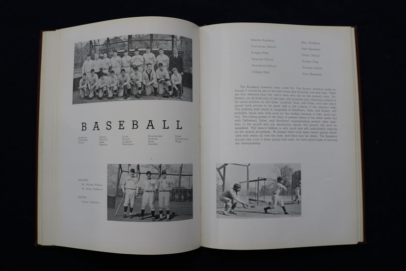 1937 OCTOPUS MONTCLAIR ACADEMY SCHOOL YEARBOOK - MONTCLAIR, NJ - YB 3453