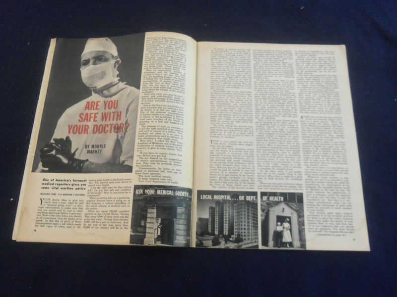 1942 JULY 4 LIBERTY MAGAZINE - GREAT ILLUSTRATED COVER - B 4197O