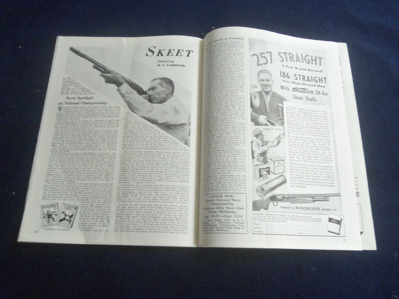 1938 AUGUST NATIONAL SPORTSMAN MAGAZINE - NICE ILLUSTRATED COVER - SP 4712U