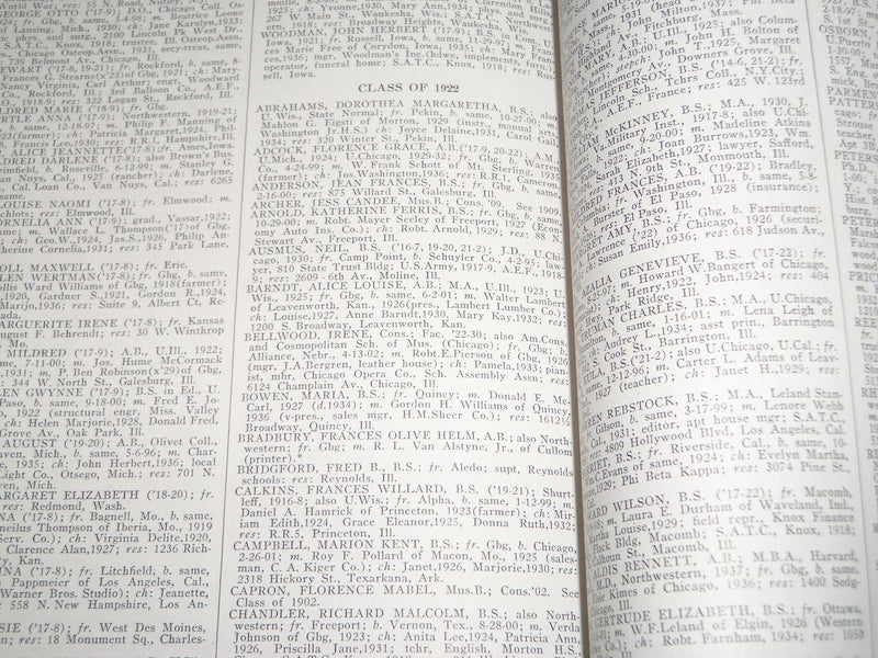 1937 JUNE THE KNOX ALUMNUS CENTENARY DIRECTORY - KNOX COLLEGE - KD 4737