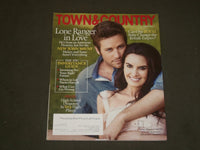 2013 AUG TOWN & COUNTRY MAGAZINE-ARMIE HAMMER & ELIZABETH CHAMBERS COVER- B 2384
