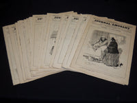 1896 JOURNAL AMUSANT ILLUSTRE FRENCH MAGAZINE LOT OF 26 - FASHION ILLUS- O 3197E
