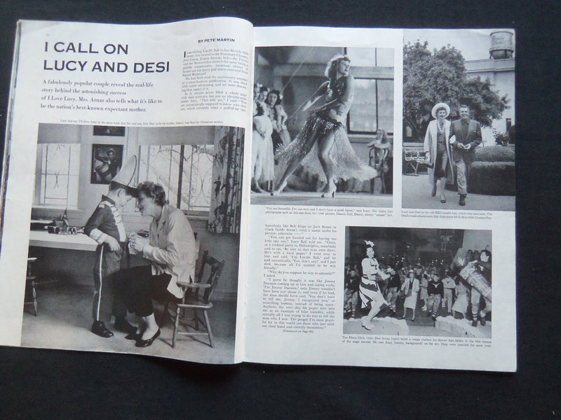 1958 MAY 31 THE SATURDAY EVENING POST MAGAZINE - I CALL ON LUCY & DESI - SP 2185