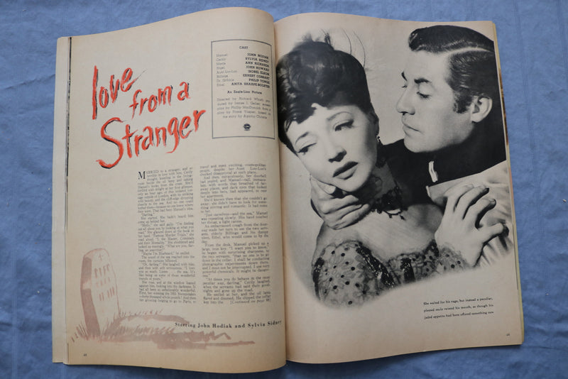 1947 OCTOBER MOVIE STORY MAGAZINE - PAULETTE GODDARD COVER - ST 1002M
