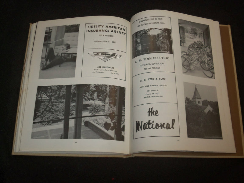 1968 GOLD BELOIT COLLEGE YEARBOOK - BELOIT, WISCONSIN - YB 1972