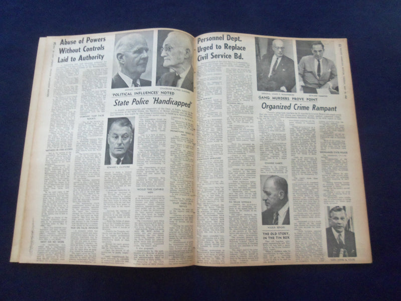 1965 MAY 18 BOSTON RECORD AMERICAN NEWSPAPER-$138K PAID 28 LEGISLATORS - NP 6293
