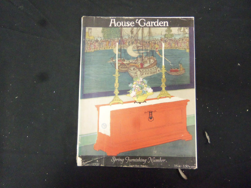 1921 MAY HOUSE & GARDEN MAGAZINE - SPRING FURNISHING NUMBER - ST 2395