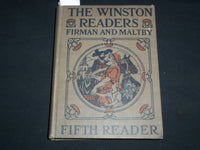 1924 THE WINSTON READERS FIFTH READER - FIRMAN AND MALTBY VOLUME - KD 4814K