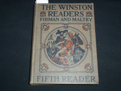 1924 THE WINSTON READERS FIFTH READER - FIRMAN AND MALTBY VOLUME - KD 4814K