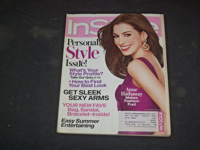 2008 JULY IN STYLE MAGAZINE - ANNE HATHAWAY COVER - B 4178