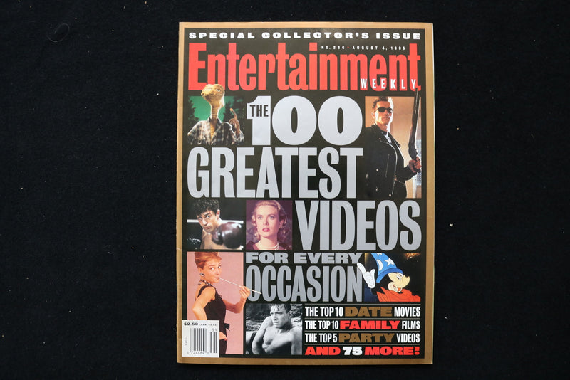 1995 AUG 4 ENTERTAINMENT WEEKLY MAGAZINE - 100 GREATEST VIDEOS COVER - E 24471