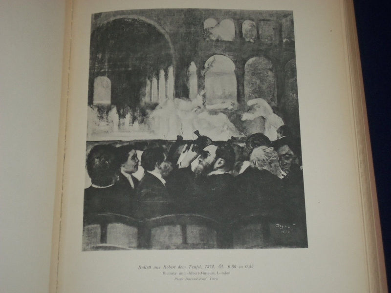 1924 DEGAS BOOK JULIUS MEIER GRAEFE - GERMAN TEXT - 62 ILLUSTRATIONS - KD 2426