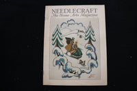 1933 FEB NEEDLECRAFT MAGAZINE - GEORGIANA BROWN HARBESON - SLED COVER - E 9935