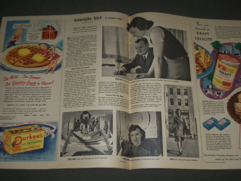1945 APRIL 15 THIS WEEK MAGAZINE SECTION - ELIZABETH KELLY COVER - J 2668