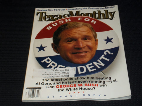 1998 JULY TEXAS MONTHLY MAGAZINE - GEORGE W. BUSH FRONT COVER - E 7445