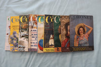 1943-1958 CORONET DIGEST MAGAZINE - LOT OF 9 - O 3942