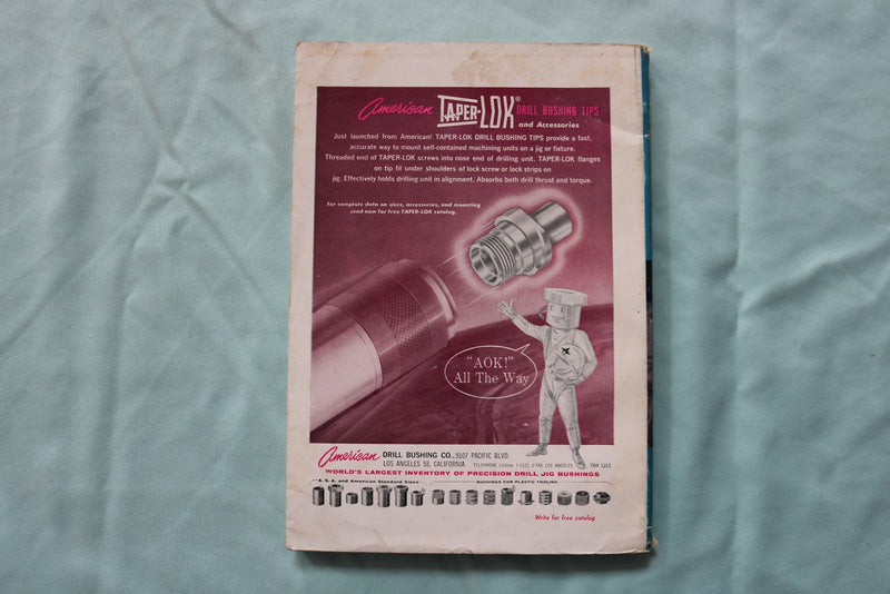 1961 MACHINE AND TOOL BLUE BOOK MAGAZINE - LOT OF 2 - K 3285