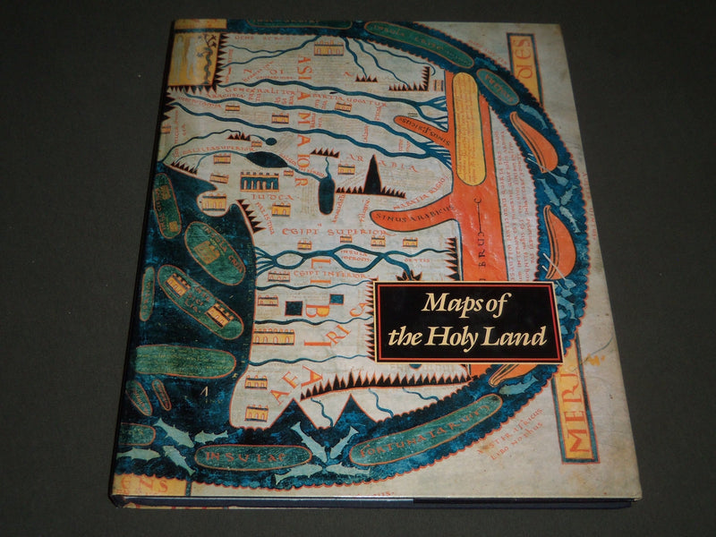 1986 MAPS OF THE HOLD LAND BY KENNETH NEBENZAHL BOOK - GREAT PHOTOS - I 912