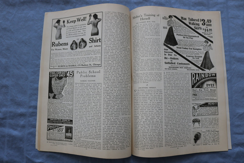 1908 APRIL THE MOTHER'S MAGAZINE - GREAT ILLUSTRATIONS & STORIES - ST 1000A