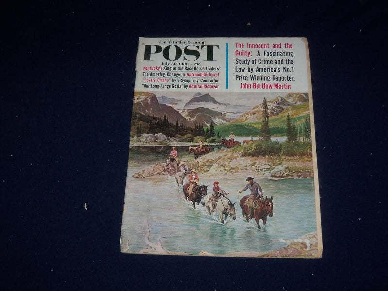 1960 JULY 30 THE SATURDAY EVENING POST MAGAZINE - ILLUSTRATED COVER - SP 5731