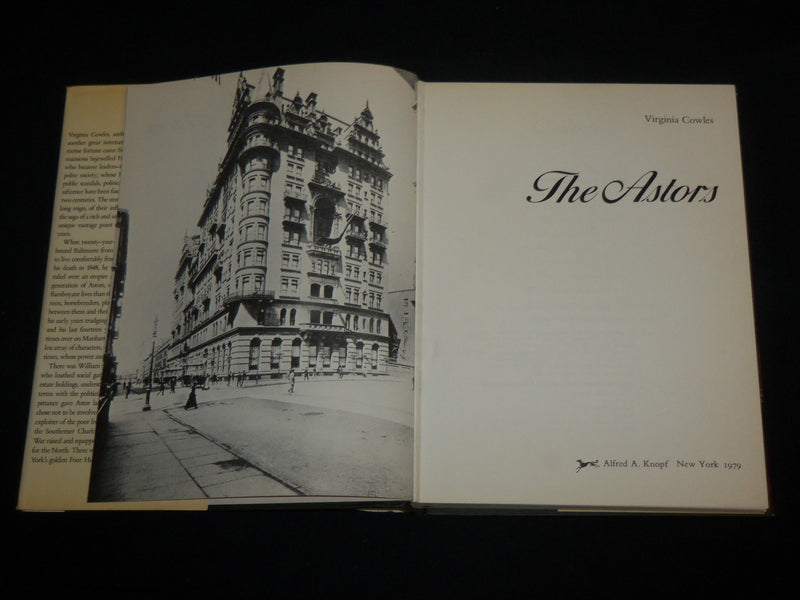 1979 THE ASTORS HARDCOVER BOOK BY VIRGINIA COWLES - NICE PRINTS - KD 7262
