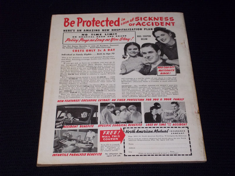 1950 MAY MOVIE PLAY MAGAZINE - LIZ TAYLOR FRONT COVER - E 15148