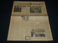 1963 JUNE 14 CINCINNATI HERALD NEWSPAPER - LT. ADOLPHUS WARD KILLED - NP 4407