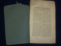 1825 MARCH & MAY THE CHRISTIAN MAGAZINE - LOT OF 2 - J 4589