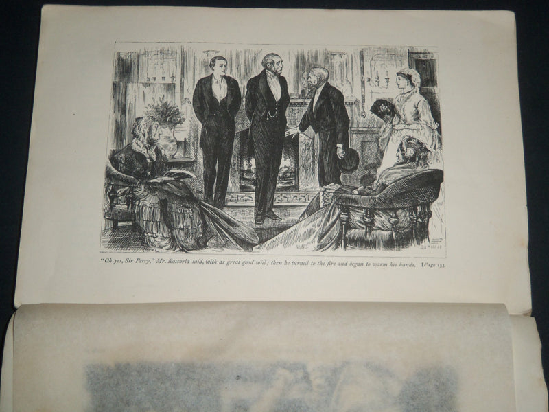 1875 THREE FEATHERS A NOVEL BOOK BY WILLIAM BLACK - NICE ILLUSTRATIONS - J 4347