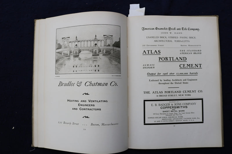 1905 M.I.T. ARCHITECTURAL ANNUAL HARDCOVER BOOK - K 1302