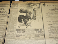 1909 NOVEMBER 3 THE BOSTON HERALD - GOV. DRAPER RE-ELECTED W. J. GAYNOR - BH 393