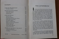 1956 JANUARY THE JORDAN RIVER VALLEY SOFTCOVER BOOK BY GEORGIANA STEVENS- K 3174