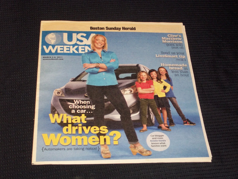 2011 MARCH 4 BOSTON SUNDAY HERALD USA MAGAZINE - KRISTIN VARELA - E 4920