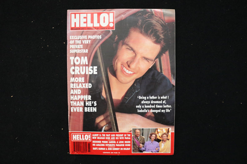 1993 AUGUST 21 HELLO! MAGAZINE - TOM CRUISE COVER - E 25755