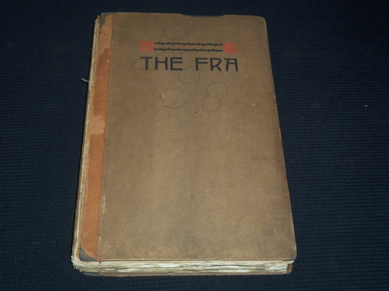 1910 OCT-1911 MARCH THE FRA JOURNAL MAGAZINE BOUND VOLUME - HUBBARD - KD 5403B